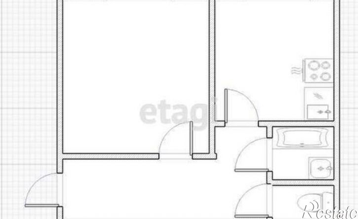 1-комн квартира улица Скворцова, 14,  д. 14