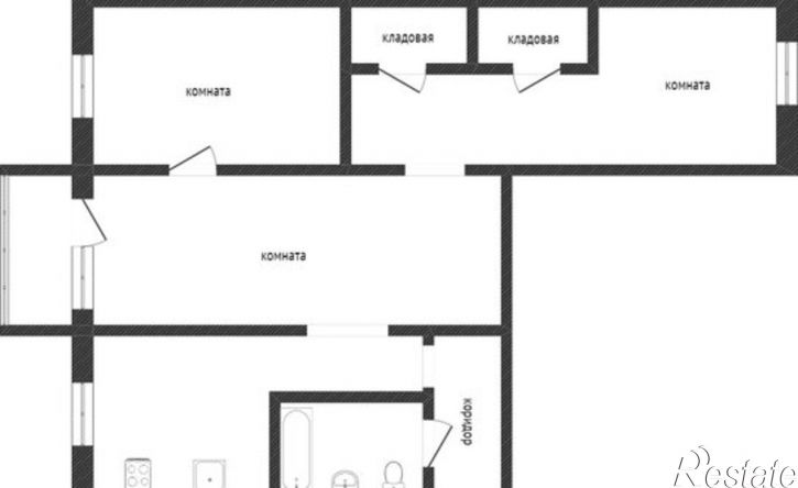 3-комн квартира ул Почтовая, 4,  д. 4