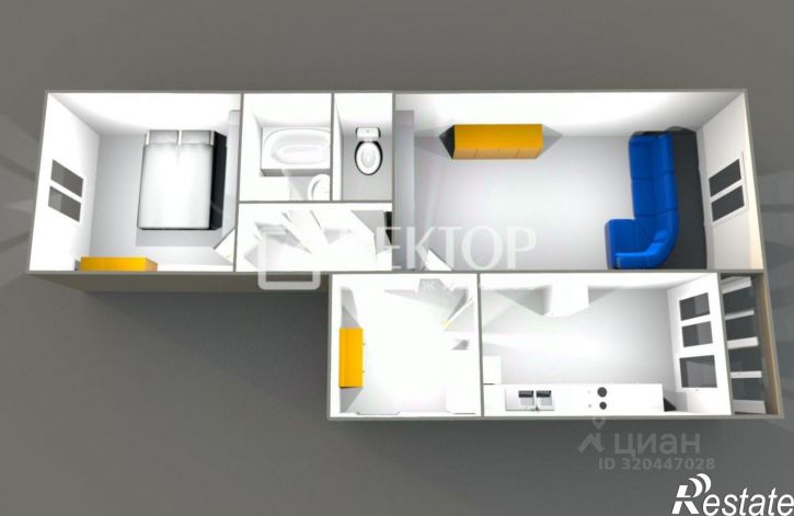 2-комн квартира 25