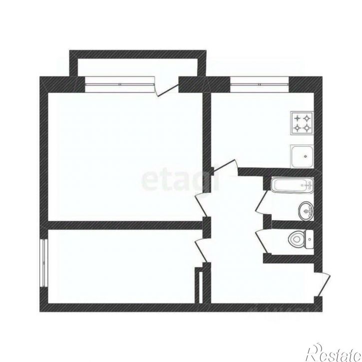 2-комн квартира Водяная улица, 101,  д. 101