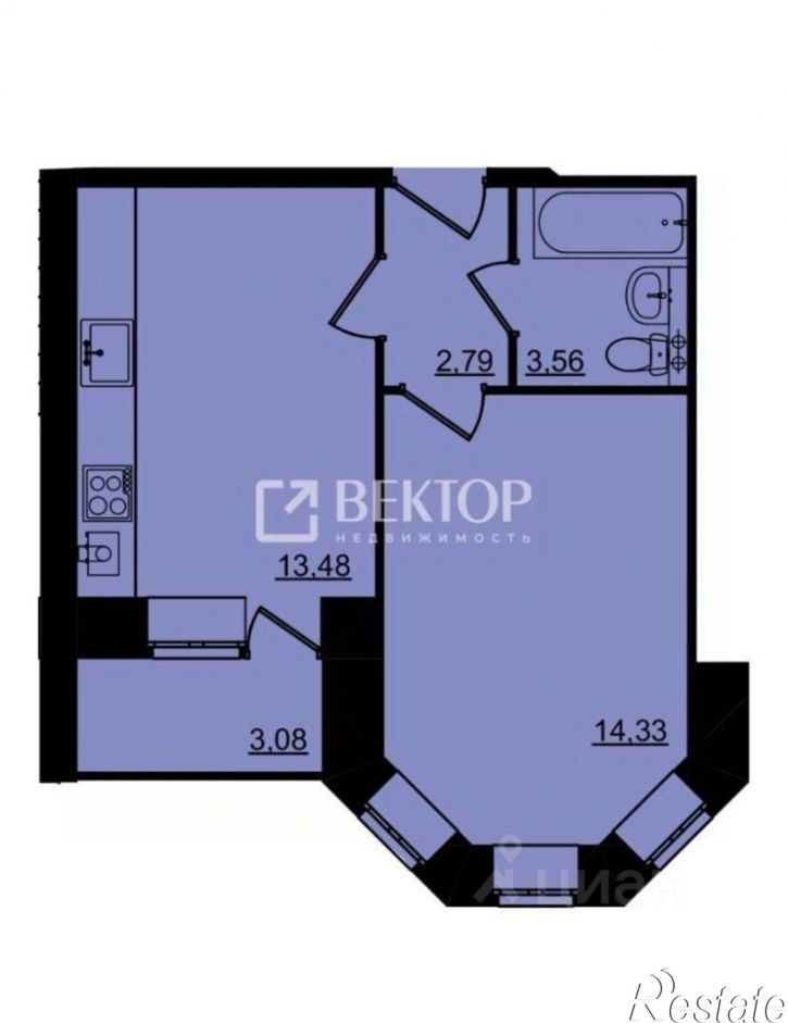 1-комн квартира Кострома