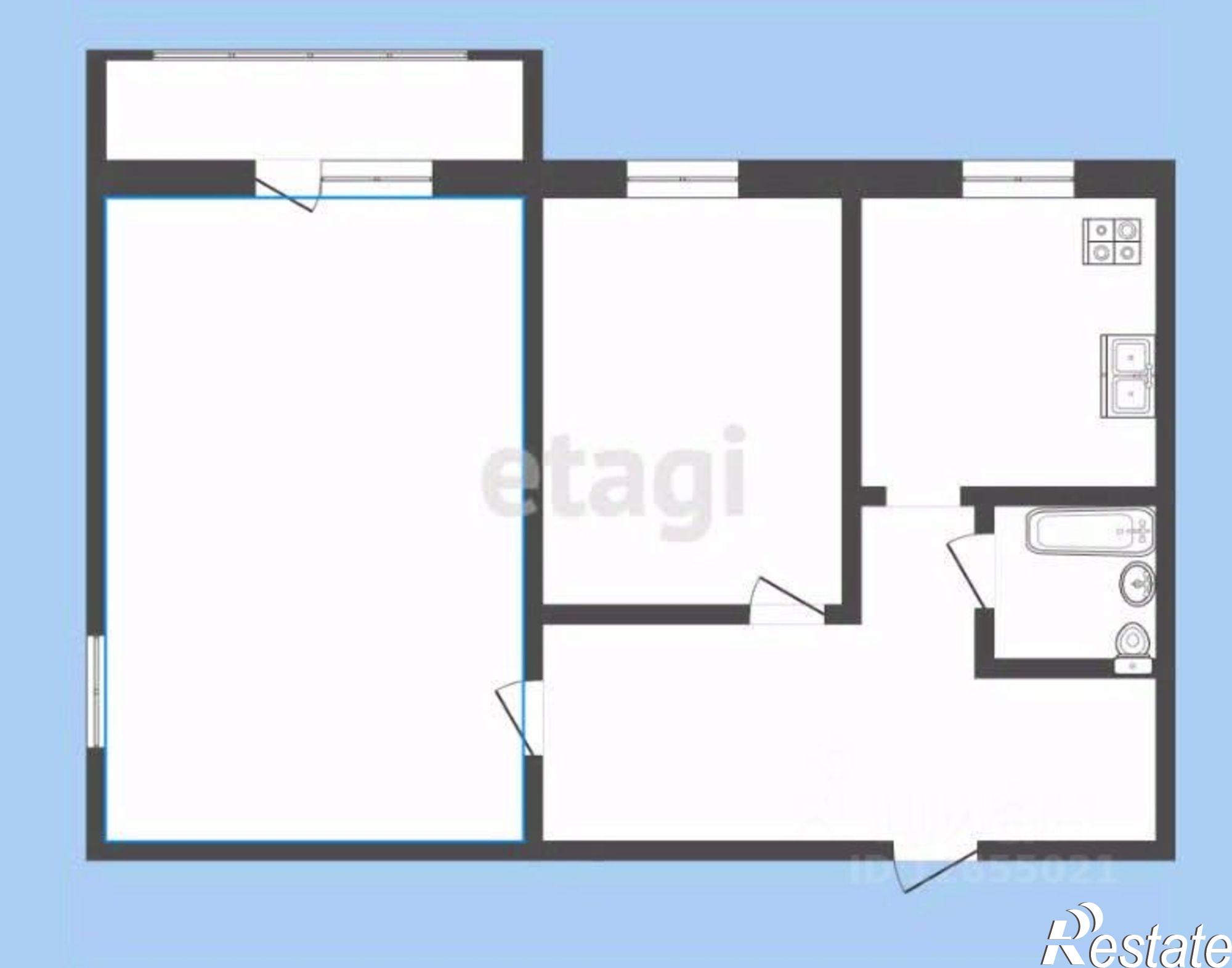 Купить квартиру за 4 490 000 рублей на 8-й Окружной проезд, 15