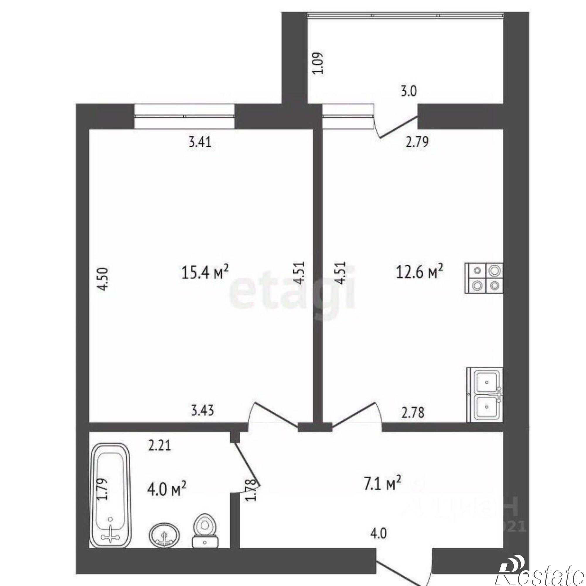 Купить квартиру за 4 750 000 рублей на городской округ Кострома