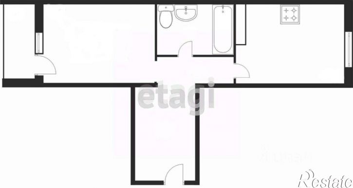 1-комн квартира улица Ивана Сусанина, 41,  д. 41