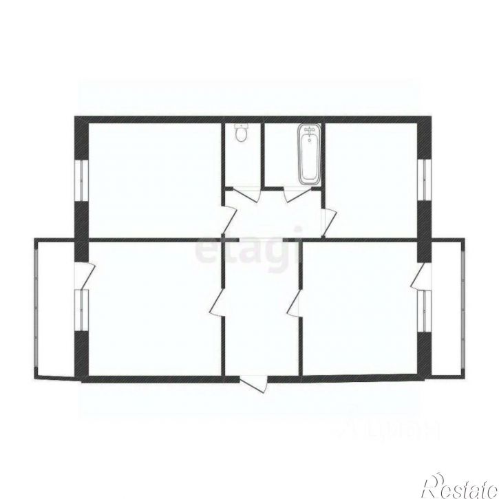3-комн квартира 3-й Сосновый проезд, 10,  д. 10