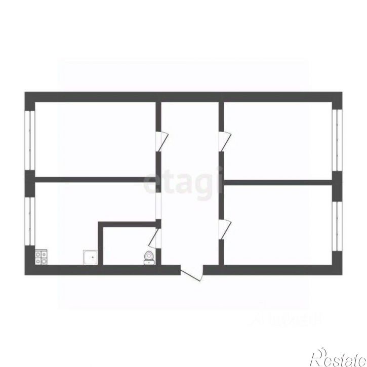 3-комн квартира городской округ Кострома