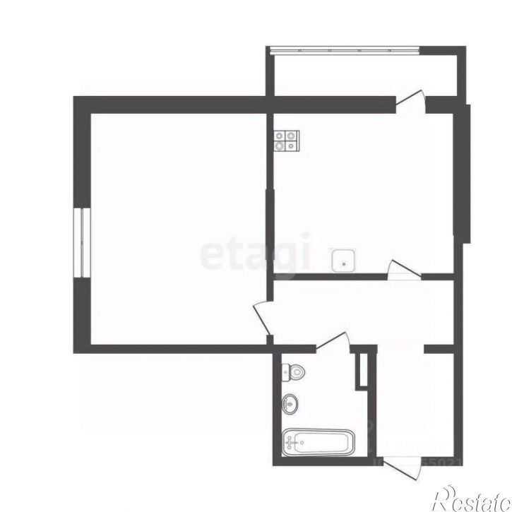 1-комн квартира Беговая улица, 59,  д. 59