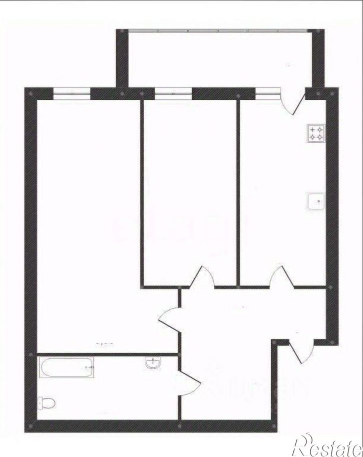 2-комн квартира мкр "Венеция", 36,  д. 36
