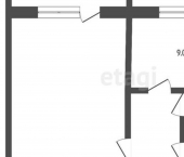 1-комн, 36кв м, этаж 5/5 поселок Новый, 7