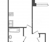 1-комн, 32кв м, этаж 1/4 ул Бульварная, 19