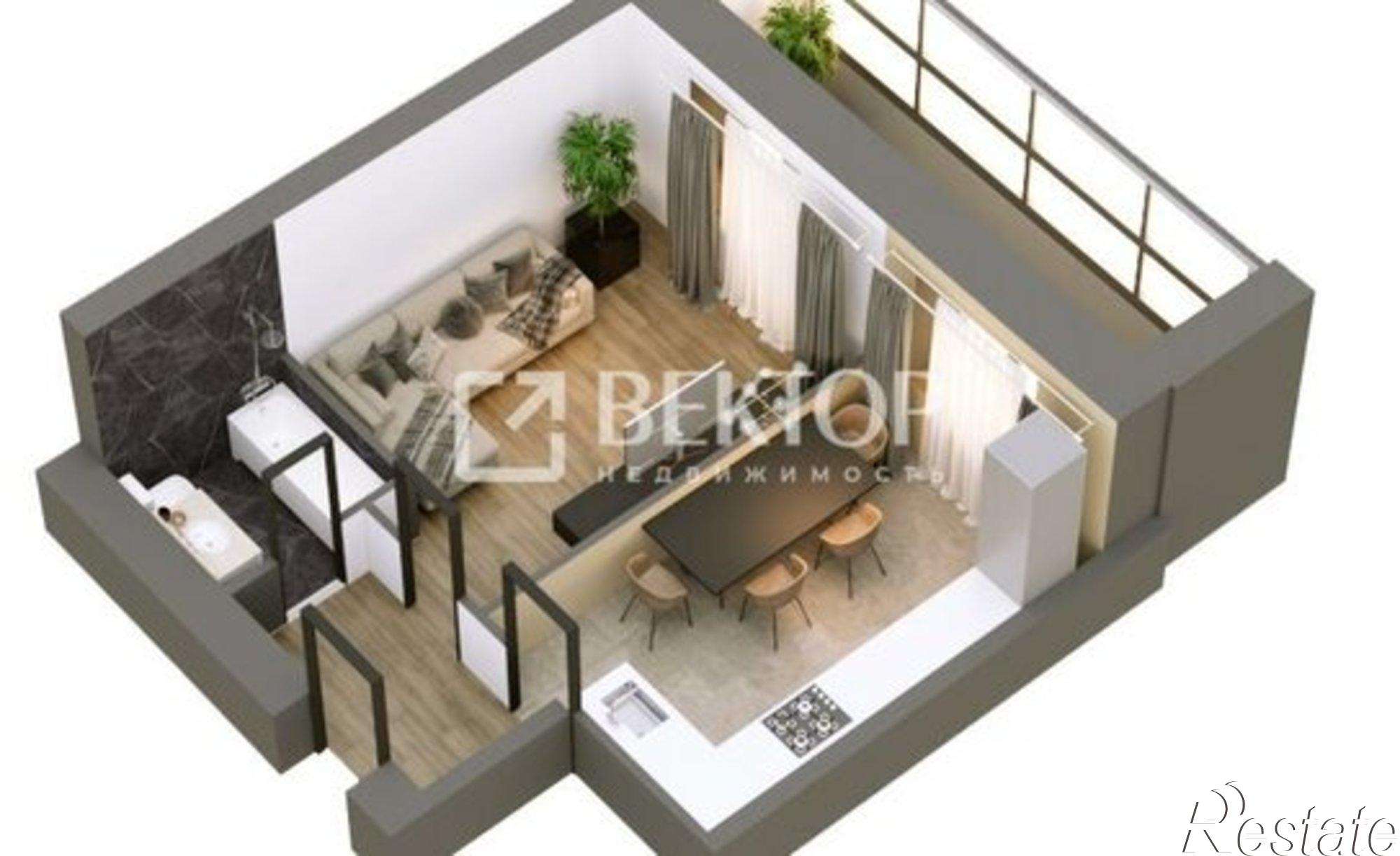 Купить квартиру за 5 310 000 рублей на ул Суслова, 1