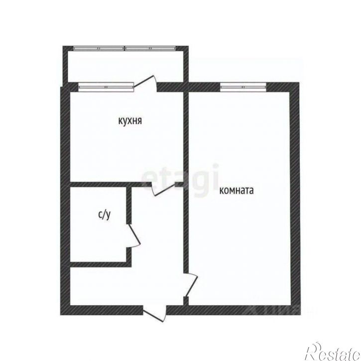 1-комн квартира Боровая улица, 30,  д. 30