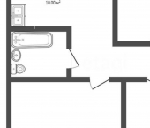 2-комн, 57кв м, этаж 4/9 Окружная улица, 51А