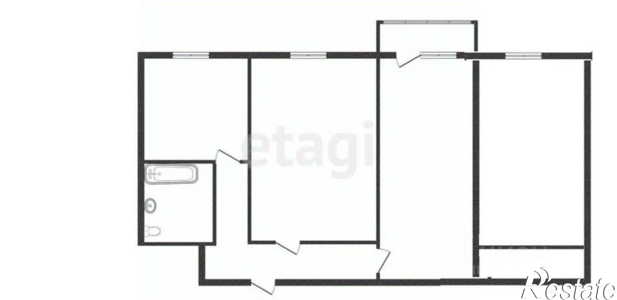 Купить квартиру за 4 950 000 рублей на проезд Окружной 8-й, 6