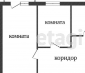 2-комн, 50кв м, этаж 5/9 мкр Давыдовский-2, 39