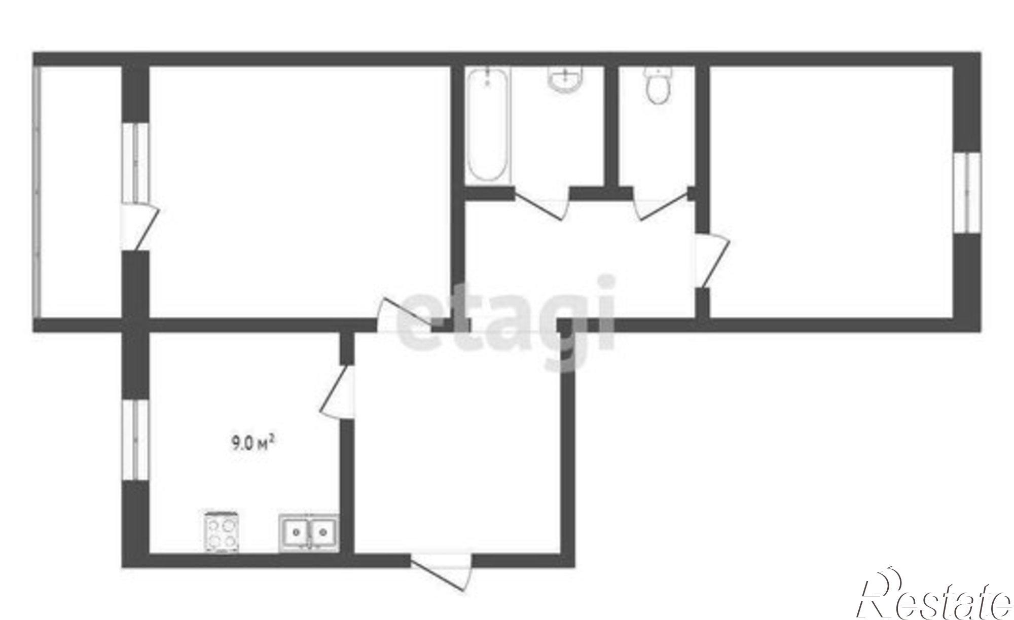 Купить квартиру за 5 200 000 рублей на ул Свердлова, 64