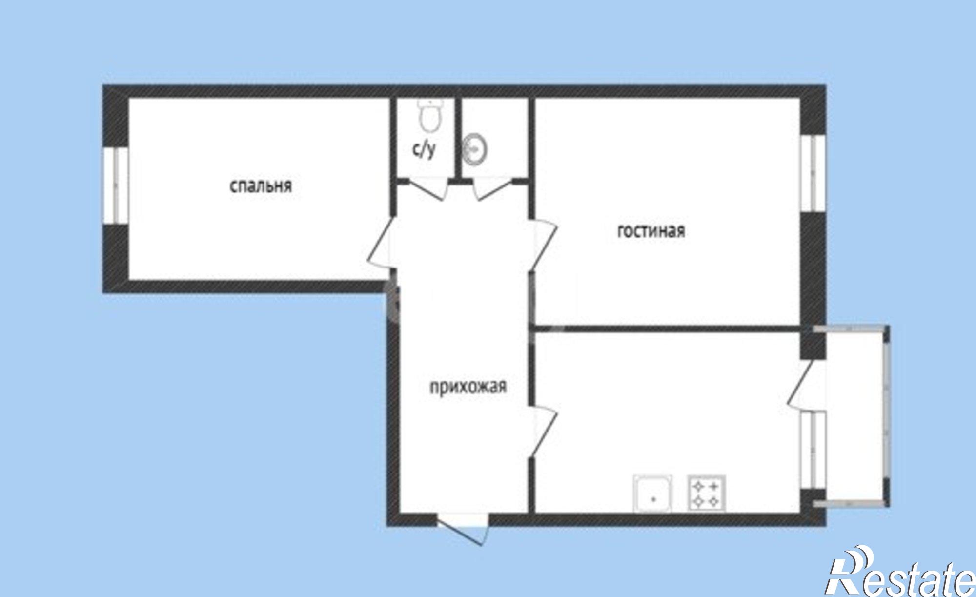 Купить квартиру за 3 800 000 рублей на ул Козуева, 55