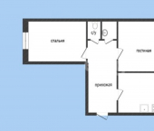 2-комн, 50кв м, этаж 5/5 ул Козуева, 55