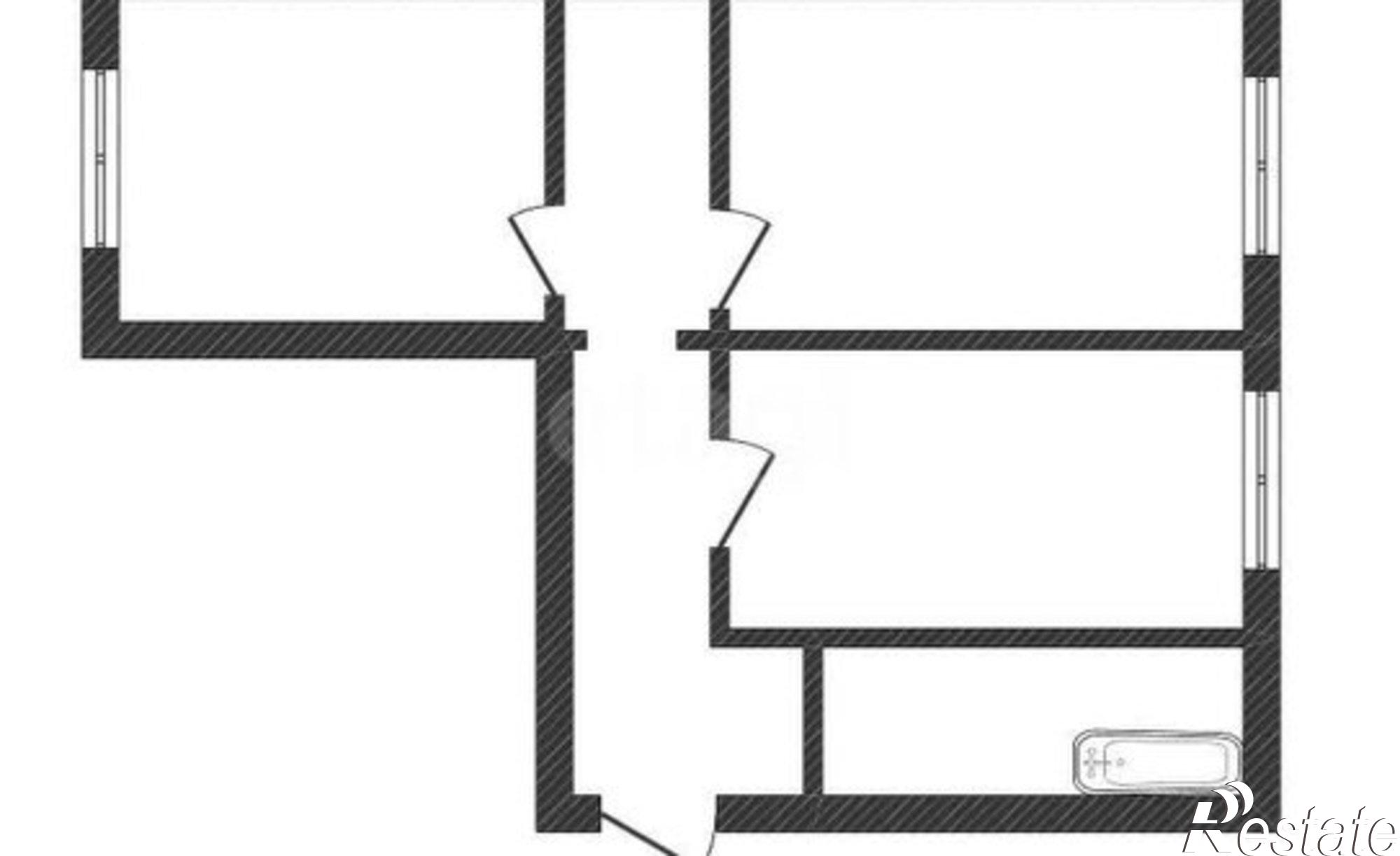Купить квартиру за 3 800 000 рублей на Водяная улица, 30А