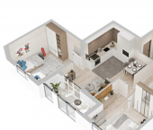 2-комн, 62 кв м, этаж 1/9 ул Машиностроителей, 37