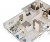 2-комн, 68 кв м, этаж 9/9 ул Машиностроителей, 37