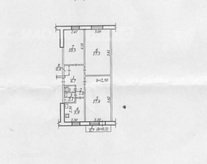 3-комн квартира Якиманиха мкр, 9