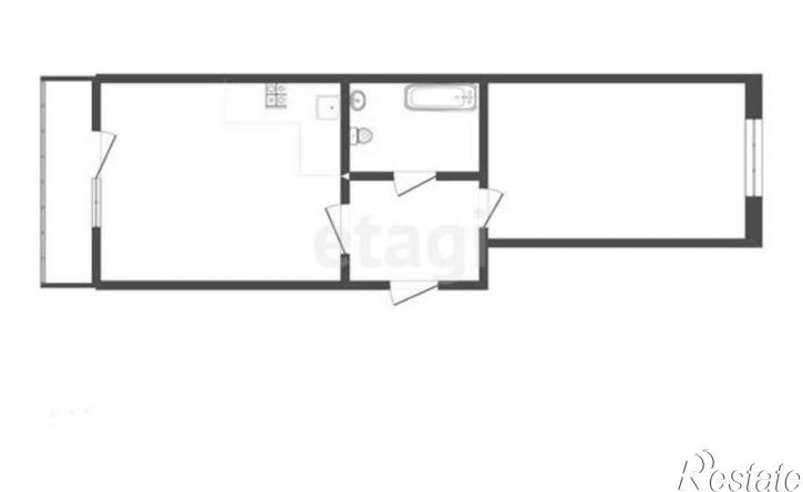1-комн квартира ул Южная, 38,  д. 38