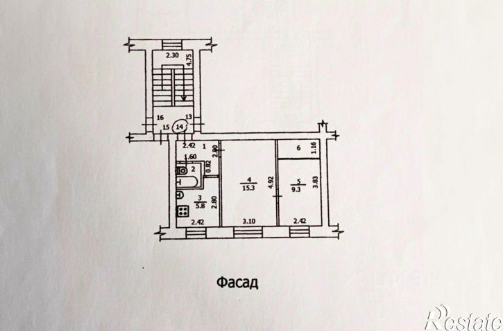 2-комн квартира Речной проспект, 14,  д. 14