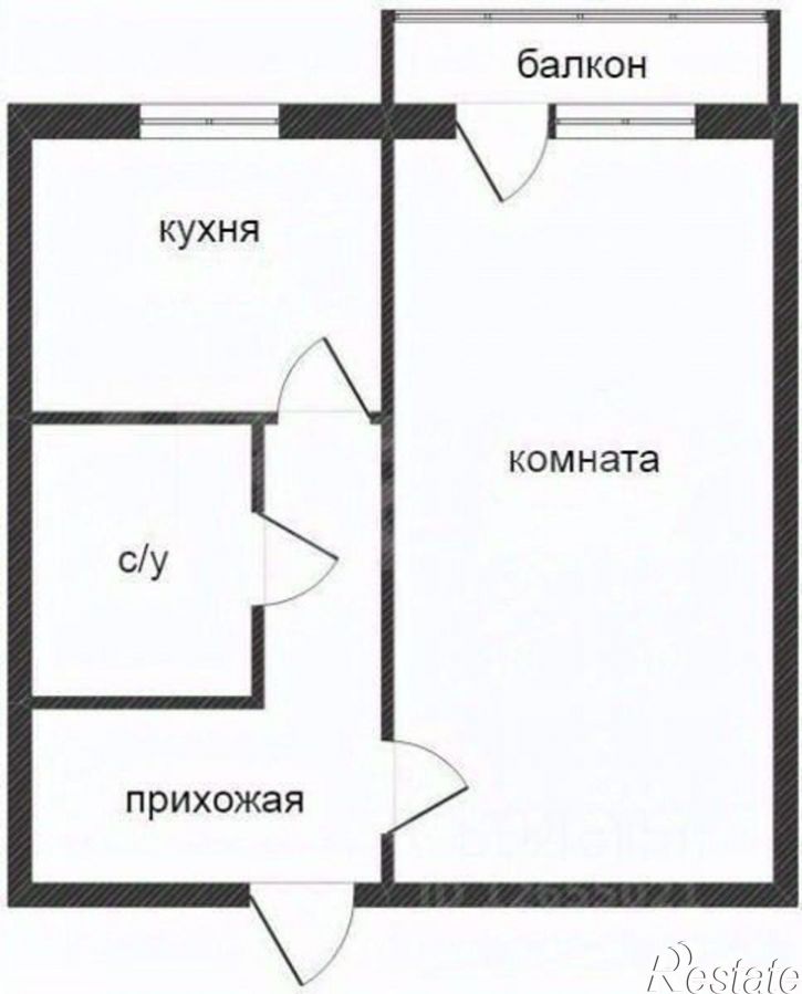 1-комн квартира ул Свердлова, 35 4,  д. 35 4,  к. 4