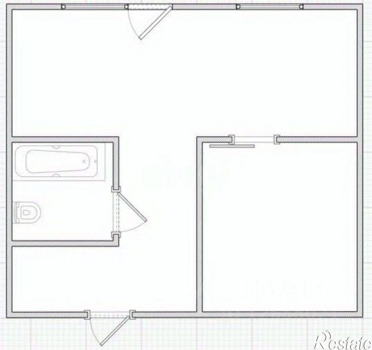 1-комн квартира улица Голубкова, 6Б,  д. 6Б