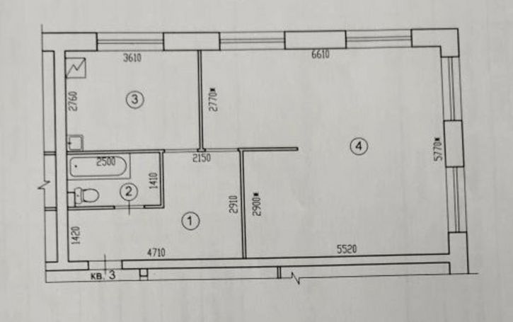 2-комн квартира Антроповский проезд, 3