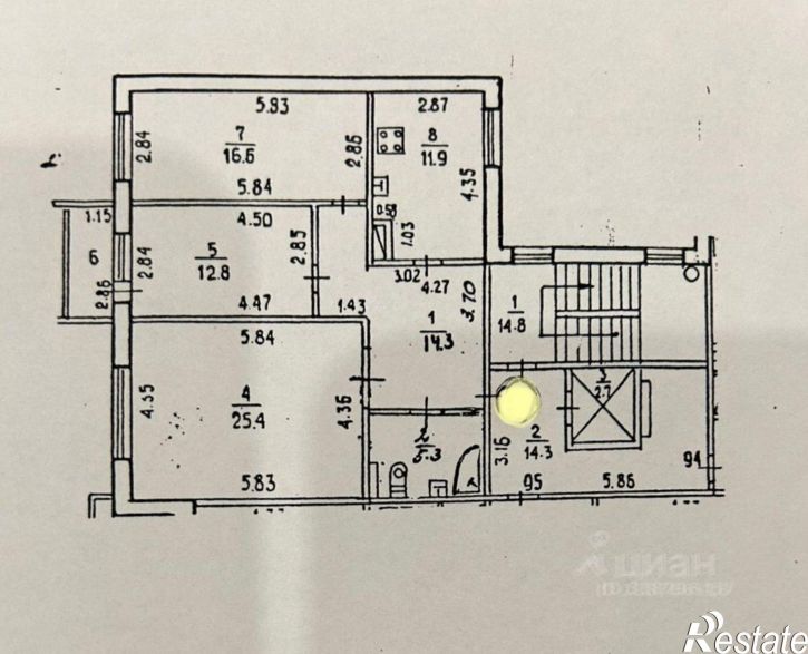 3-комн квартира Советская улица, 97,  д. 97
