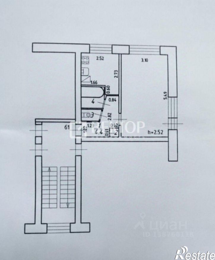 1-комн квартира Рабочий проспект, 72,  д. 72
