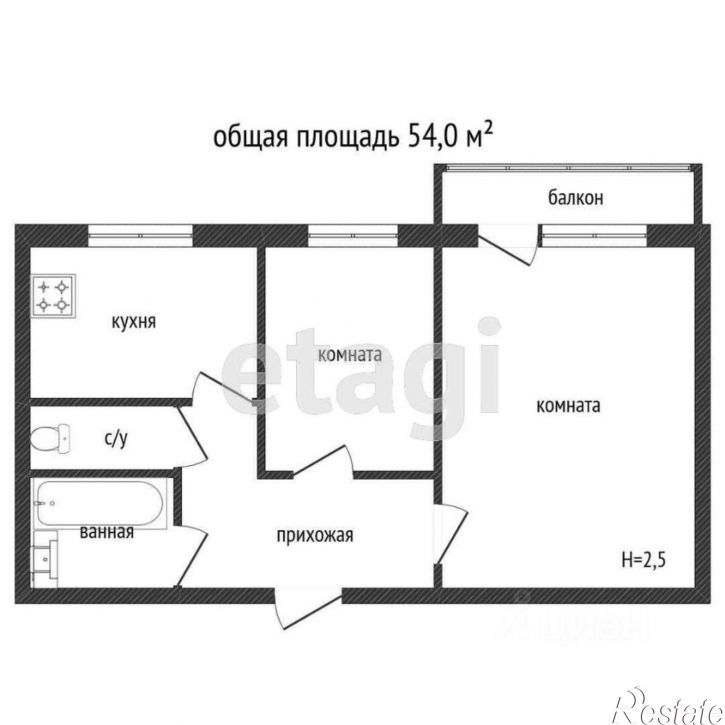 2-комн квартира Березовый пр-д, 7,  д. 7