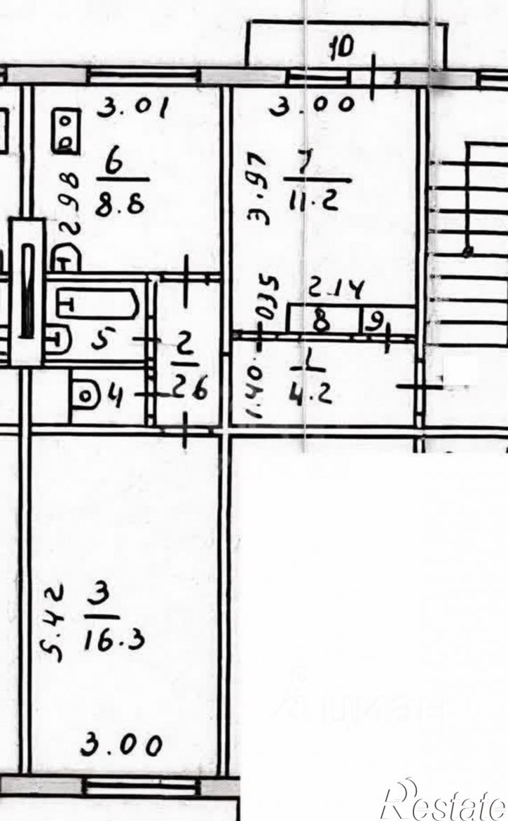 2-комн квартира Никитская улица, 102А,  д. 102А