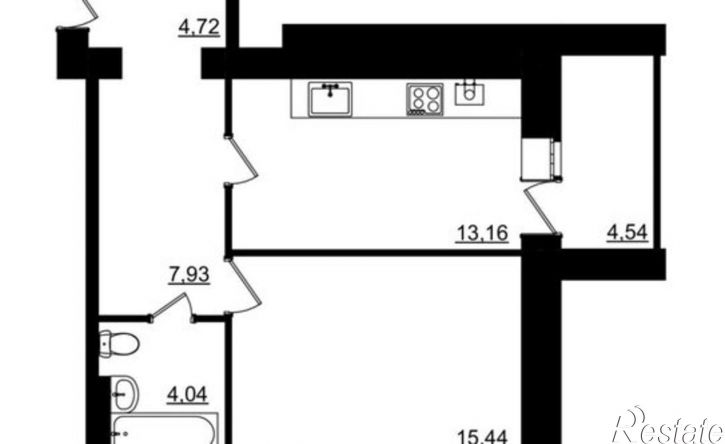 1-комн квартира ул Магистральная, 41а,  д. 41а