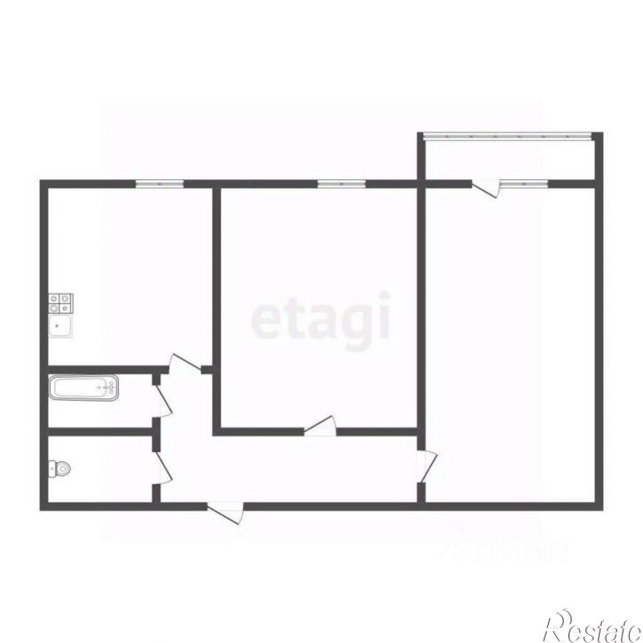 2-комн квартира Просёлочная улица, 32,  д. 32