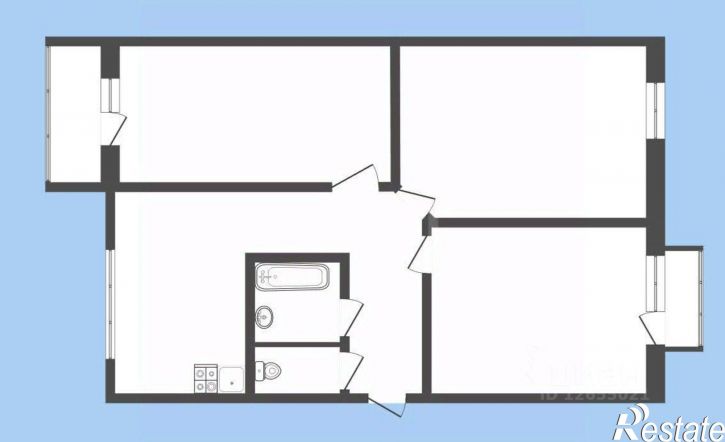 3-комн квартира Никитская улица, 82,  д. 82