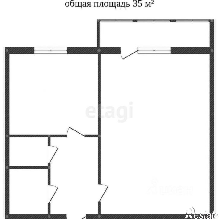 1-комн квартира Самоковская улица, 2А,  д. 2А