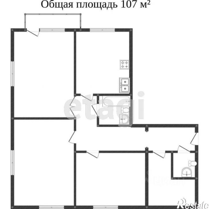 3-комн квартира Михалёвский бульвар, 22Б,  д. 22Б