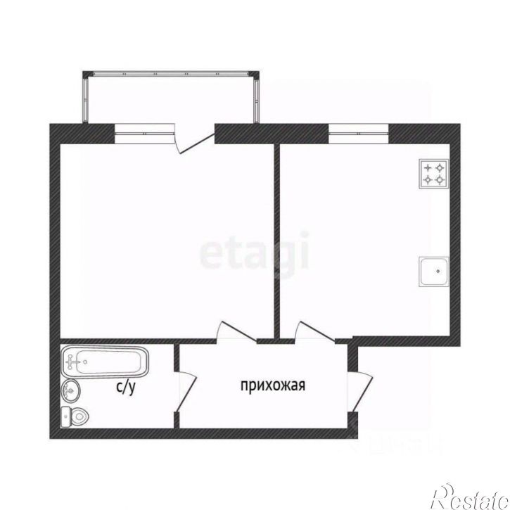 1-комн квартира Костромская улица, 94А,  д. 94А