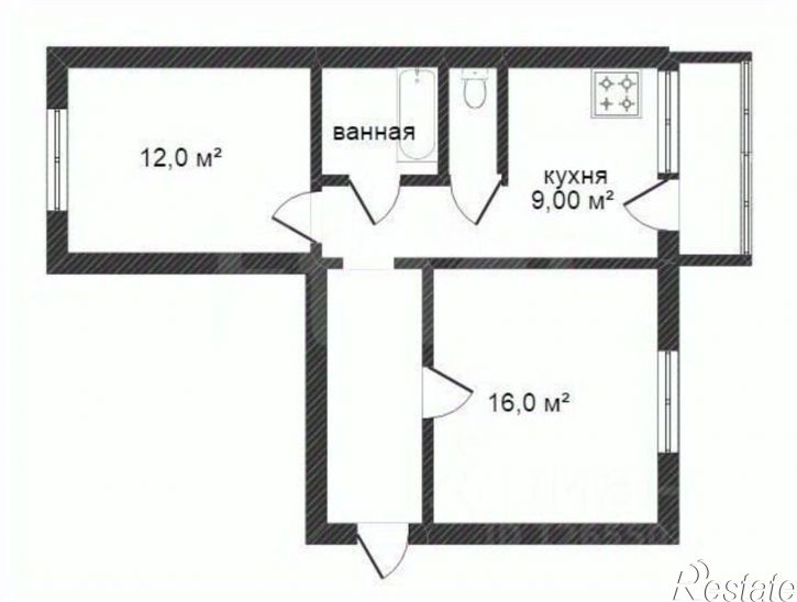 2-комн квартира ул Шагова, 197а,  д. 197а