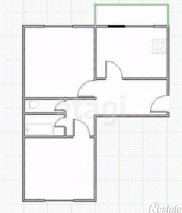 2-комн квартира мкр Давыдовский-1, 24,  д. 24