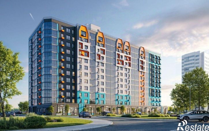 1-комн квартира в новом доме улица Олега Юрасова