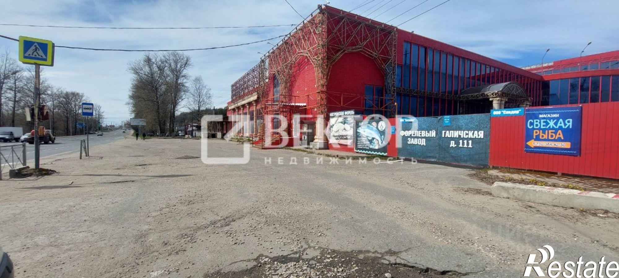 Купить торговое помещение за 4 560 500 рублей на ул Галичская, 111