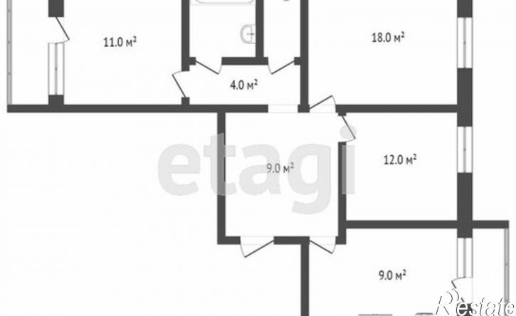 3-комн квартира ул Индустриальная, 30,  д. 30