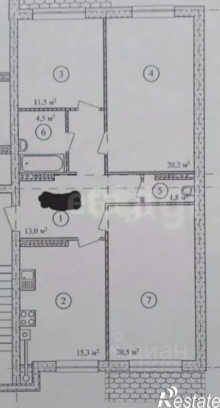 3-комн квартира Михалевский б-р, 11,  д. 11