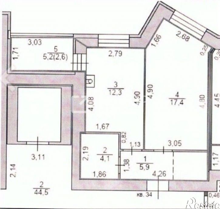 1-комн квартира Кинешемское шоссе, 42а,  д. 42а