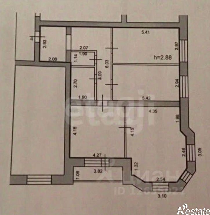 3-комн квартира Михалевский б-р, 1б,  д. 1б