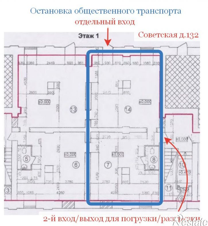 Торговое помещение Советская ул, 132